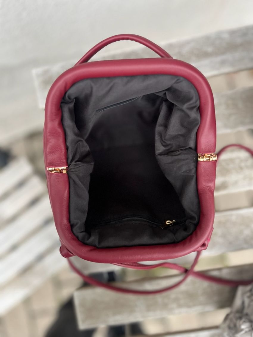 Dumpling Bag Vinröd