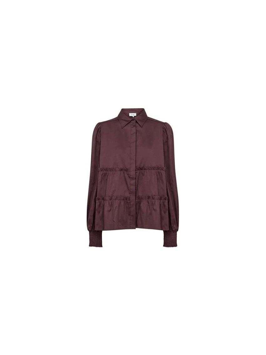 LR-Isla Solid 95 Shirt Fudge