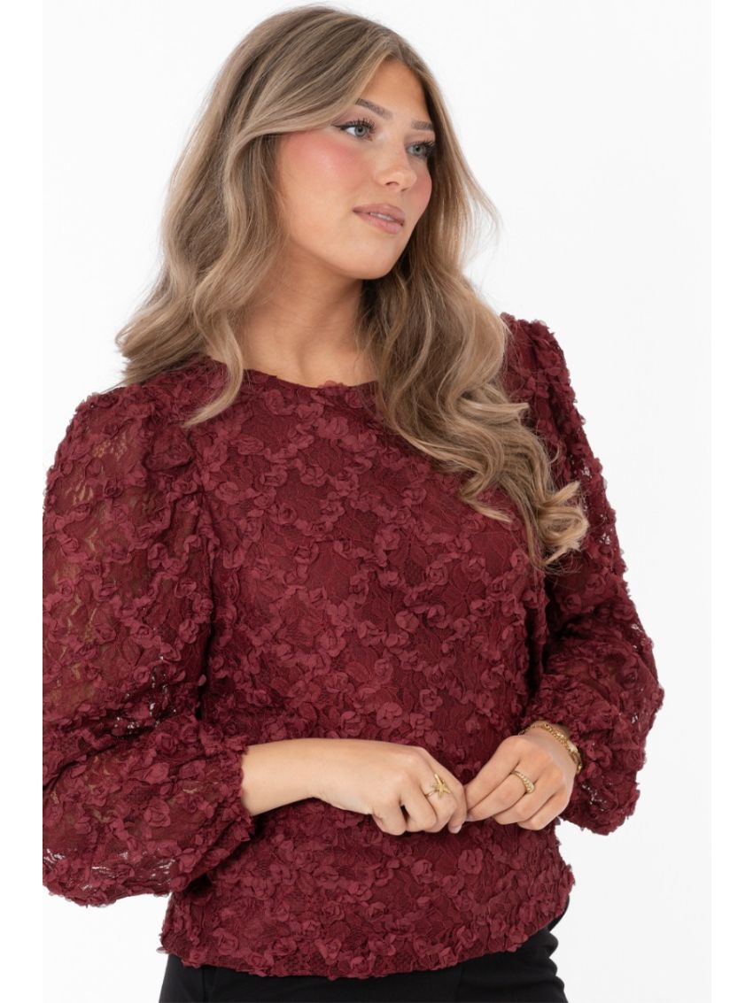 Isolde Blouse Röd