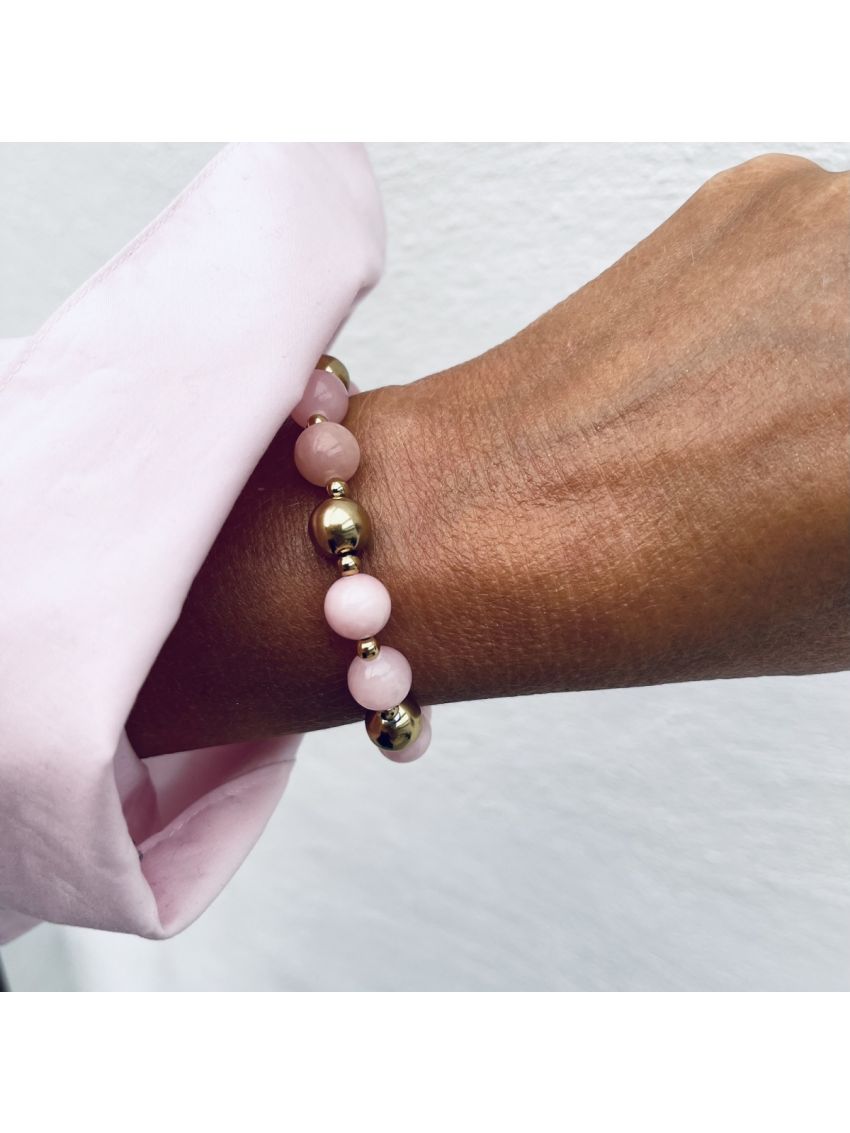 Kelly Bracelet Lt.Pink/Gold
