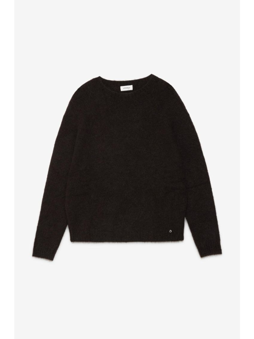 Wool blend sweater Brun