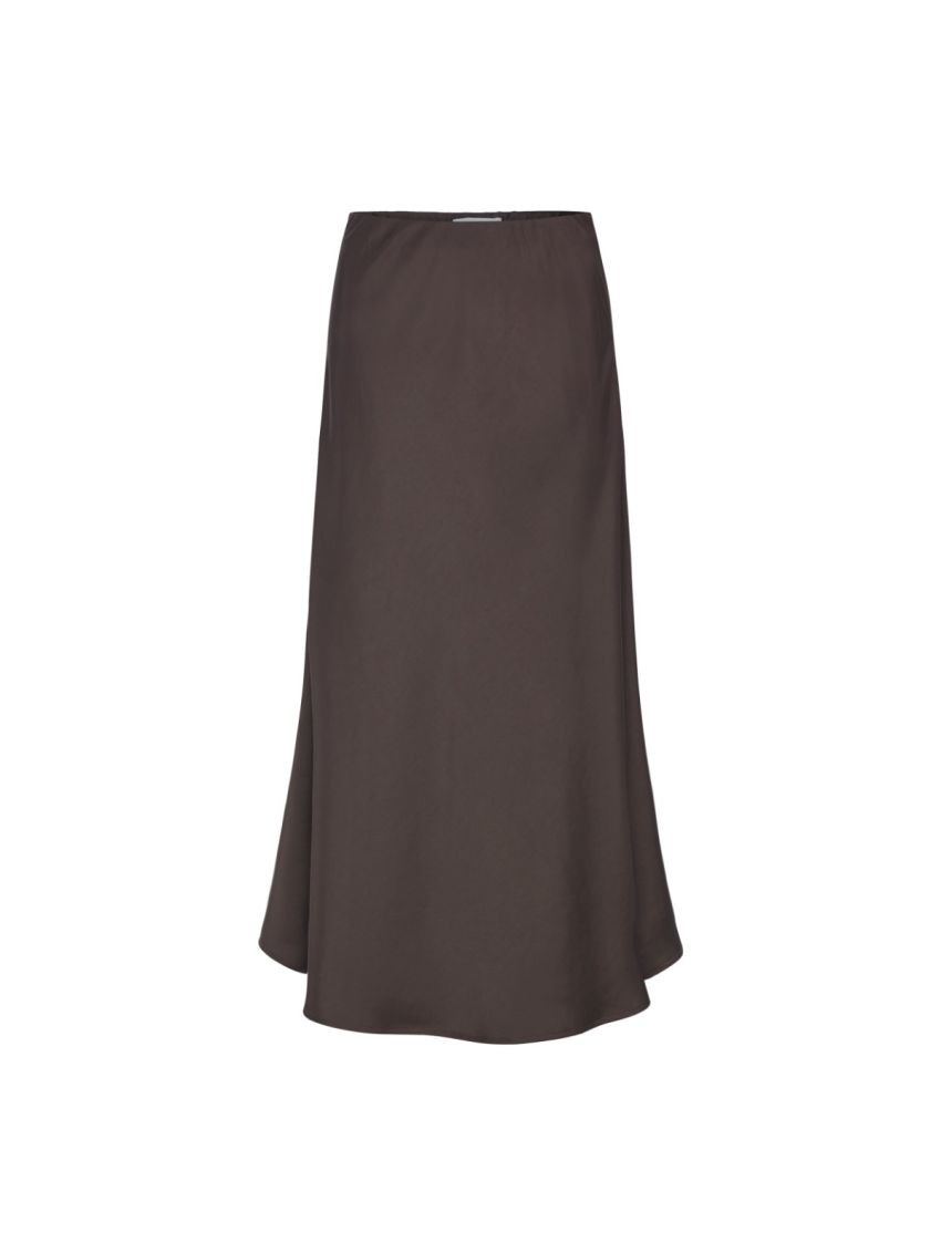 SRAbia Midi Skirt Brun