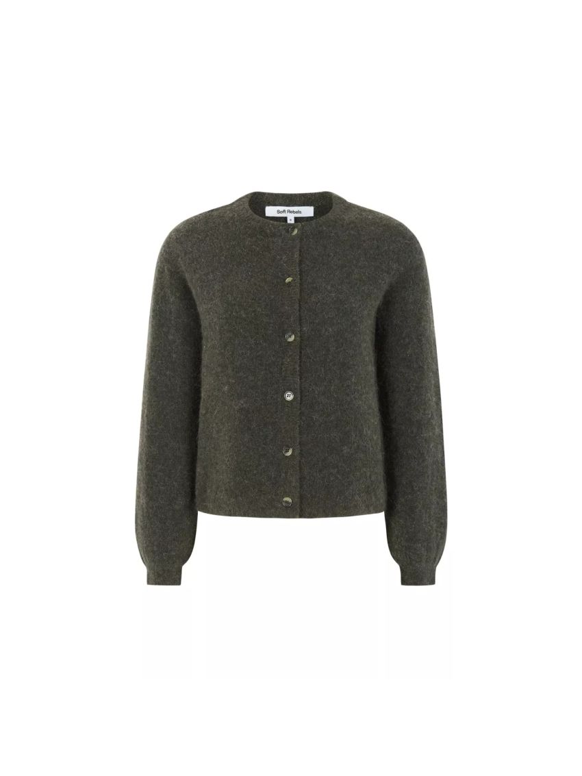 SRAllison o-neck Cardigan Knit Chimera Melange