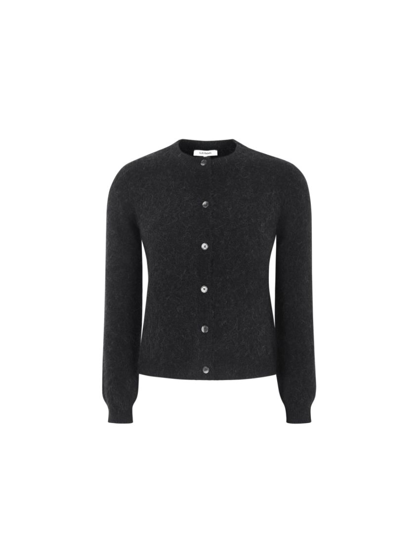 SRAllison o_neckcardigan knit Svart