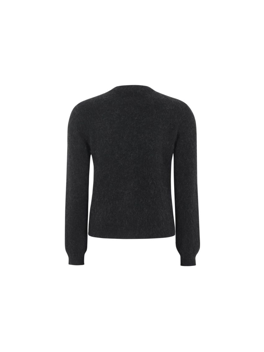 SRAllison o_neckcardigan knit Svart