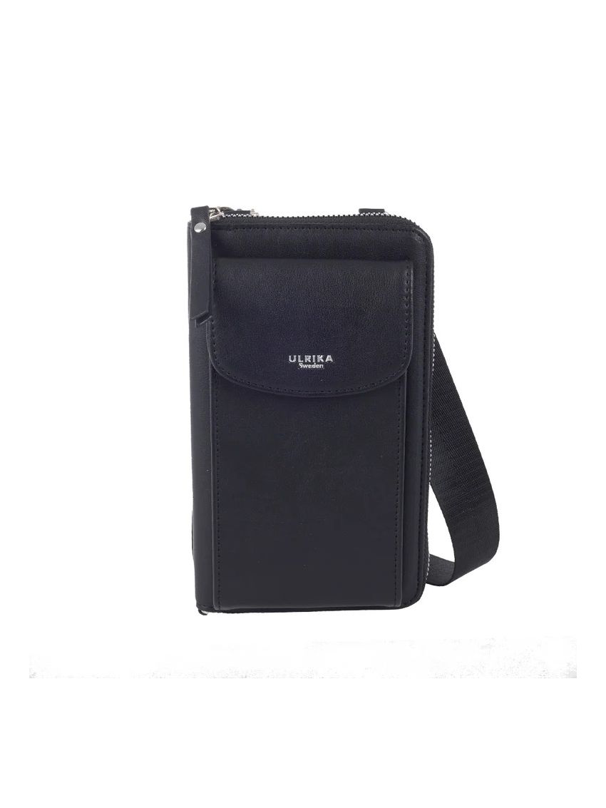 Mobil väska Svart med silver