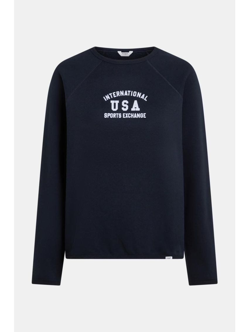 Sweatshirt Navy/ White